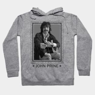 John Prine \\ Retro 70s Style Design Hoodie